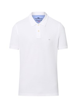 Fynch-Hatton Męska koszulka polo Mężczyźni Bawełna biały jednolity ze sklepu vangraaf w kategorii T-shirty męskie - zdjęcie 184000277