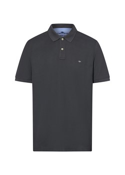 Fynch-Hatton Męska koszulka polo Mężczyźni Bawełna antracytowy jednolity ze sklepu vangraaf w kategorii T-shirty męskie - zdjęcie 184000278
