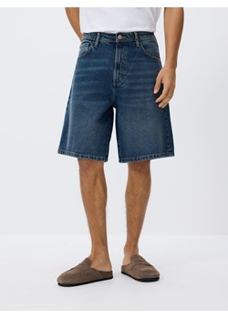 Reserved - Denimowe szorty baggy - indigo jeans ze sklepu Reserved w kategorii Spodenki męskie - zdjęcie 184000465