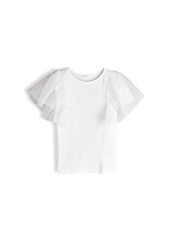 GATE T-shirt z siateczkowymi rękawami 34 ze sklepu gateshop w kategorii Bluzki damskie - zdjęcie 184000599