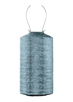 Lumiz Lampion solarny LED w kolorze niebieskoszarym - wys. 33 x Ø 18 cm - id: 17178739 - marki Lumiz - 184001327 Lumiz Lampion solarny LED w kolorze niebieskoszarym - wys. 33 x Ø 18 cm ze sklepu Limango Polska w kategorii Oświetlenie - zdjęcie 184001327