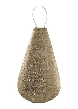 Lumiz Lampion solarny LED &quot;Fiore Drop&quot; w kolorze złotym - wys. 48 x Ø 28 cm ze sklepu Limango Polska w kategorii Oświetlenie - zdjęcie 184001339