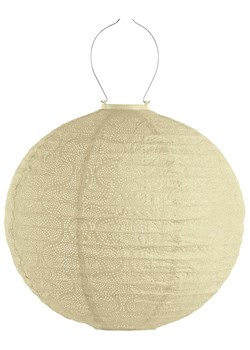 Lumiz Lampion solarny LED &quot;Fiore Rond&quot; w kolorze żółtym - Ø 40 cm ze sklepu Limango Polska w kategorii Oświetlenie - zdjęcie 184001366