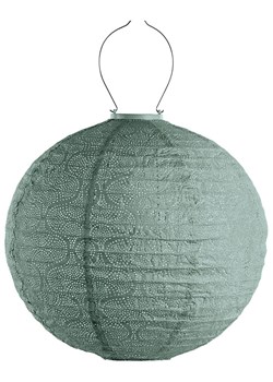 Lumiz Lampion solarny LED &quot;Tigres Rond&quot; w kolorze zielonym - Ø 40 cm ze sklepu Limango Polska w kategorii Oświetlenie ogrodowe - zdjęcie 184001367