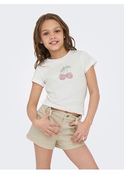 KIDS ONLY Koszulka &quot;Kira&quot; w kolorze białym ze sklepu Limango Polska w kategorii Bluzki dziewczęce - zdjęcie 184001477