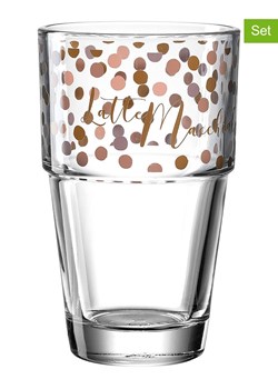 LEONARDO Szklanki (6 szt.) &quot;Latte&quot; w kolorze brązowym - 410 ml ze sklepu Limango Polska w kategorii Szklanki - zdjęcie 184001608