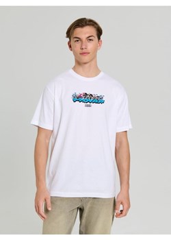 Sinsay - Koszulka z nadrukiem na plecach League of Legends - biały ze sklepu Sinsay w kategorii T-shirty męskie - zdjęcie 184001805