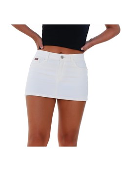 Spódniczka krótka mini z jeansu Biała/H2 UB996 U0/ ze sklepu Pantofelek24.pl w kategorii Spódnice - zdjęcie 184001889