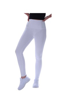 Białe legginsy damskie /H2 K46 UB930 G8-6/ ze sklepu Pantofelek24.pl w kategorii Spodnie damskie - zdjęcie 184001899