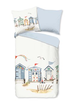 Good Morning Komplet pościeli &quot;Vacation&quot; w kolorze błękitno-kremowym ze sklepu Limango Polska w kategorii Pościele - zdjęcie 184002357