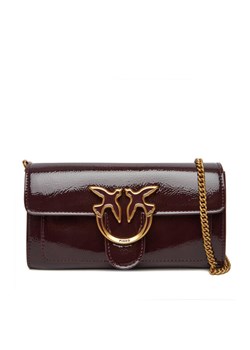 Torebka PINKO Love One Wallet C PE25 PLTT 100062 A1UV Bordowy ze sklepu eobuwie.pl w kategorii Kopertówki - zdjęcie 184002495