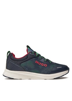 Sneakersy HUGO G00304 S Granatowy ze sklepu eobuwie.pl w kategorii Buty sportowe dziecięce - zdjęcie 184002506