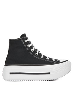 Converse Trampki Chuck Taylor All Star Lift Double Stack A12975C Czarny ze sklepu MODIVO w kategorii Trampki damskie - zdjęcie 184003138