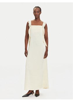 Vero Moda Sukienka koktajlowa Eloisa 10340914 Beżowy Slim Fit ze sklepu MODIVO w kategorii Sukienki - zdjęcie 184003178