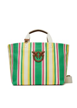 PINKO Torebka Shopping Bag Medium PE 25 PLTT 104753 A2G5 Zielony ze sklepu MODIVO w kategorii Torby Shopper bag - zdjęcie 184003189