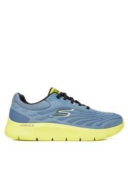 Skechers Sneakersy Go Walk Flex-Brendon 216687/SLT Niebieski ze sklepu MODIVO w kategorii Buty sportowe męskie - zdjęcie 184003276