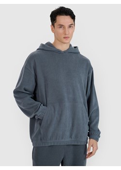 Męska bluza dresowa nierozpinana bez kaptura 4F 4FRSS25TSWSM2181 - szara ze sklepu Sportstylestory.com w kategorii Bluzy męskie - zdjęcie 184004847