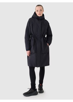 Damska parka przejściowa 4F 4FWSS25TTJAF718 - czarna ze sklepu Sportstylestory.com w kategorii Kurtki damskie - zdjęcie 184005668