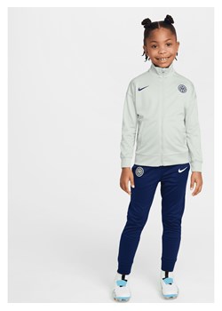 Dres piłkarski z dzianiny dla małych dzieci Nike Dri-FIT Inter Mediolan Strike - Szary ze sklepu Nike poland w kategorii Dresy chłopięce - zdjęcie 184007027