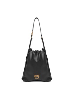 Torebka PINKO Slouchy Classic Bag PE 25 PLTT 104359 A270 Czarny ze sklepu eobuwie.pl w kategorii Torebki worki - zdjęcie 184007527