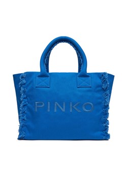 PINKO Torebka Beach Shopping PE 25 PLTT 100782 A1WQ Niebieski ze sklepu MODIVO w kategorii Torebki damskie - zdjęcie 184007956