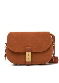 PINKO Torebka Saddle Mini PE PLTT 103831 A29N Brązowy ze sklepu MODIVO w kategorii Listonoszki - zdjęcie 184007957