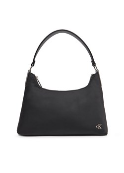Calvin Klein Jeans Torebka Satin Nylon Small Shoulder Bag LV04K3219G Czarny ze sklepu MODIVO w kategorii Torebki damskie - zdjęcie 184009938