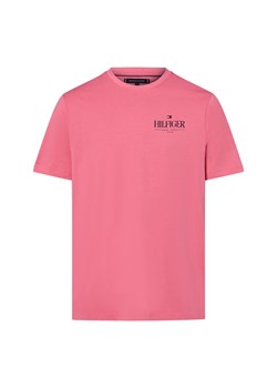 Tommy Hilfiger Koszulka męska Mężczyźni Bawełna brudny róż jednolity ze sklepu vangraaf w kategorii T-shirty męskie - zdjęcie 184010318
