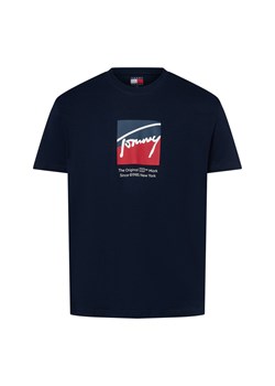 Tommy Jeans Koszulka męska Mężczyźni Bawełna granatowy nadruk ze sklepu vangraaf w kategorii T-shirty męskie - zdjęcie 184010325