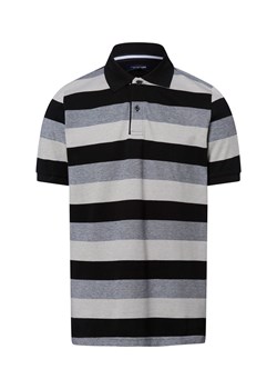 Andrew James Męska koszulka polo Mężczyźni Bawełna czarny w paski ze sklepu vangraaf w kategorii T-shirty męskie - zdjęcie 184010326