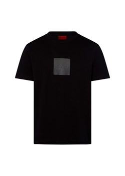 HUGO Dusplit Mężczyźni Bawełna czarny nadruk ze sklepu vangraaf w kategorii T-shirty męskie - zdjęcie 184010336