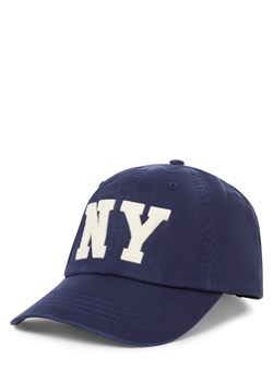 Polo Ralph Lauren Czapka męska Mężczyźni Bawełna granatowy jednolity ze sklepu vangraaf w kategorii Czapki z daszkiem męskie - zdjęcie 184010405