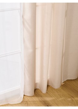 Sinsay - Gładka zasłona - beżowy ze sklepu Sinsay w kategorii Zasłony - zdjęcie 184011259