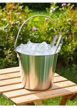 Sinsay - Cooler ze szczypcami - srebrny ze sklepu Sinsay w kategorii Akcesoria kuchenne - zdjęcie 184011289