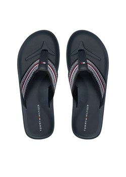 Japonki Tommy Hilfiger Comfort Hilfiger Beach Sandal FM0FM04910 Niebieski ze sklepu eobuwie.pl w kategorii Klapki męskie - zdjęcie 184011488
