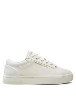 Sneakersy Calvin Klein Jeans Classic Cupsole Low Lth In Dc YM0YM00976 Biały ze sklepu eobuwie.pl w kategorii Buty sportowe męskie - zdjęcie 184011535