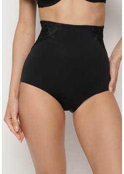 Czarne Majtki Modelujące High Waist Savirolle ze sklepu renee.pl w kategorii Bielizna wyszczuplająca - zdjęcie 184013069