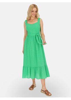 Letnia bawełniana sukienka midi z paskiem L'AF Luna ze sklepu Eye For Fashion w kategorii Sukienki - zdjęcie 184014445