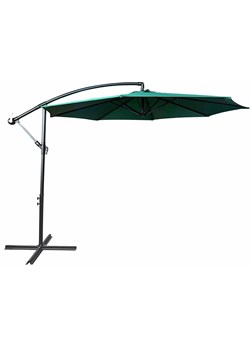 Ciemnozielony parasol na taras - Sunbrella ze sklepu Edinos.pl w kategorii Parasole ogrodowe - zdjęcie 184014896