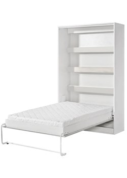 Pionowy biały półkotapczan 120x200 D3-T59 ze sklepu Edinos.pl w kategorii Łóżka i materace - zdjęcie 184014915
