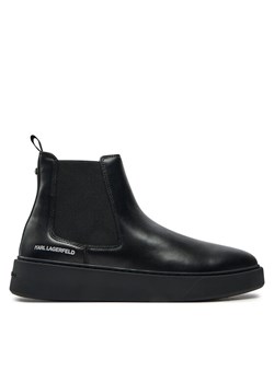 Sztyblety KARL LAGERFELD KL53340A Czarny ze sklepu eobuwie.pl w kategorii Buty zimowe męskie - zdjęcie 184015298