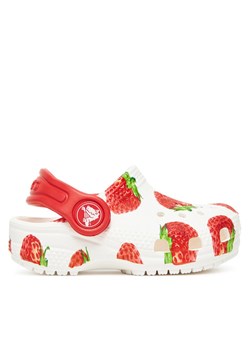 Klapki Crocs Toddler Classic Fresh Fruits Clog 211170 Biały ze sklepu eobuwie.pl w kategorii Klapki dziecięce - zdjęcie 184015335