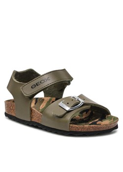 Sandały Geox J Ghita B. B J028LB 000BC C0498 M Zielony ze sklepu eobuwie.pl w kategorii Sandały dziecięce - zdjęcie 184015336