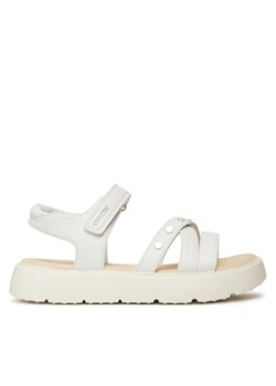 Sandały Geox J Sandal Kodette Gir J45DBI 0003W C1000 D Biały ze sklepu eobuwie.pl w kategorii Sandały dziecięce - zdjęcie 184015349