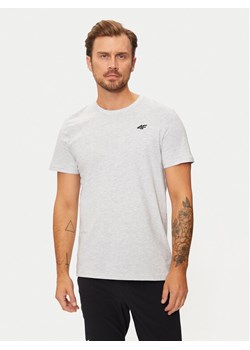 4F T-Shirt 4FWMM00TTSHM1843 Szary Regular Fit ze sklepu MODIVO w kategorii T-shirty męskie - zdjęcie 184016075