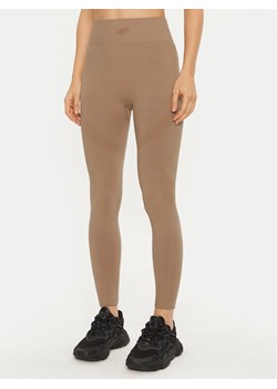 4F Bielizna termoaktywna dolna 4FWAW24USEAF157 Brązowy Slim Fit ze sklepu MODIVO w kategorii Bielizna termoaktywna damska - zdjęcie 184016086