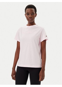 Champion T-Shirt 117650 Różowy Slim Fit ze sklepu MODIVO w kategorii Bluzki damskie - zdjęcie 184016189