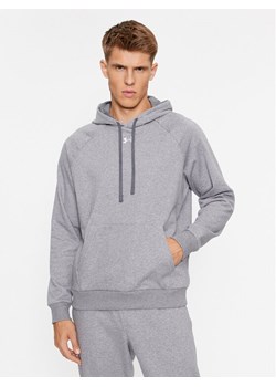 Under Armour Bluza Ua Rival Fleece Hoodie 1379757 Szary Loose Fit ze sklepu MODIVO w kategorii Bluzy męskie - zdjęcie 184016197