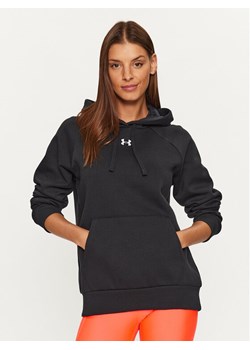 Under Armour Bluza Ua Rival Fleece Hoodie 1379500 Czarny Loose Fit ze sklepu MODIVO w kategorii Bluzy damskie - zdjęcie 184016229