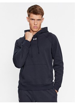 Under Armour Bluza Ua Rival Fleece Hoodie 1379757 Czarny Loose Fit ze sklepu MODIVO w kategorii Bluzy męskie - zdjęcie 184016236